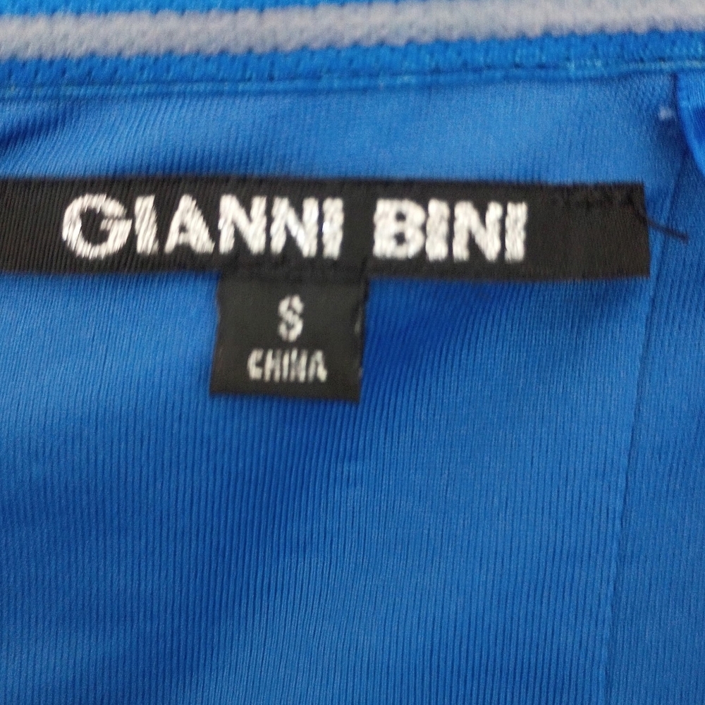 Gianni Bini Blue Strapless Mini Dress SZ 0 - Picture 4 of 5